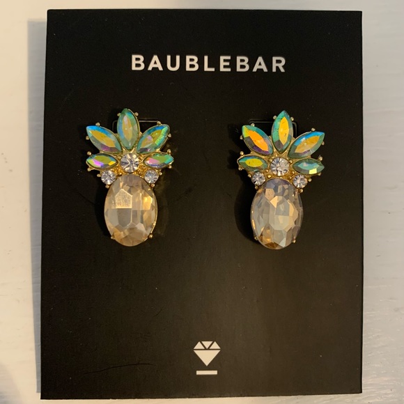 Baublebar Pineapple Stud Earrings - Picture 2 of 3